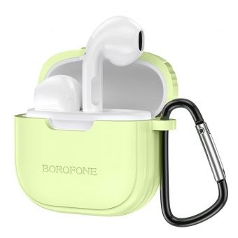 Беспроводные наушники Borofone BW29 TWS, цвет: салатовый