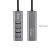 Адаптер Hoco HB1 USB - Xaб на 4 USB цвет: графитовый