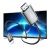 Адаптер Hoco UA27 кабель IP - HDMI (1080P,2 м) цвет: металлик