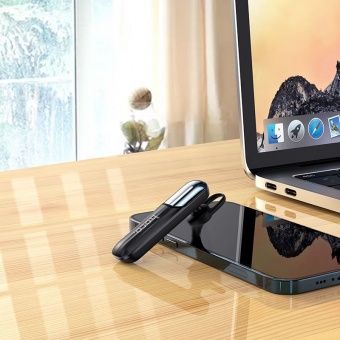 Bluetooth-гарнитура Hoco E57 цвет: Чёрный