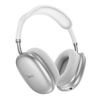 Беспроводные наушники Hoco W55 Plus с режимом ANC цвет: серебро