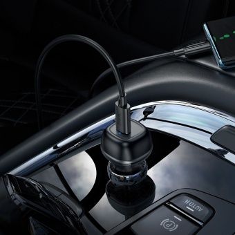 Автомобильное ЗУ Hoco Z58 (PD30W) цвет: Чёрный