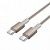 Дата-кабель Hoco X119 Type-C to Type-C (60W,нейлон,1 м) цвет: Золотой