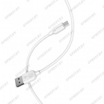 Дата-кабель BOROFONE BX14 Micro (1м.), цвет белый