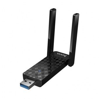 Адаптер Hoco HI34 WiFi6 USB цвет:Чёрный
