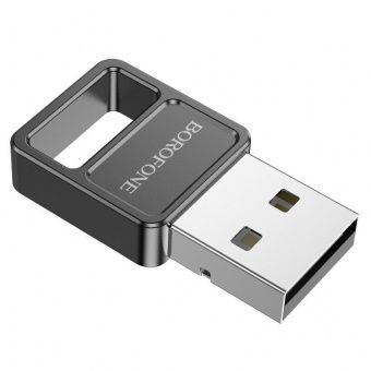 Адаптер Borofone DH8 USB - Bluetooth 5.1 цвет: Чёрный