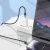 Дата-кабель Hoco X102 IP (нейлон 1м., 2.4A) цвет: Чёрный
