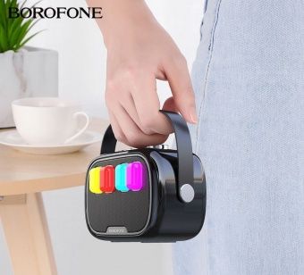 Беспроводная колонка Borofone DR10 (1200 mAh,5W) цвет: Чёрный