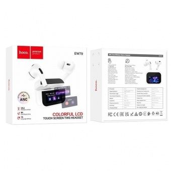 Беспроводные наушники Hoco EW79 TWS (Touch screen+ ANC) цвет: белый