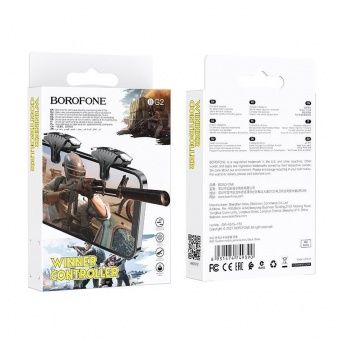 Геймпад Borofone BG2 триггер для телефона цвет: Чёрный