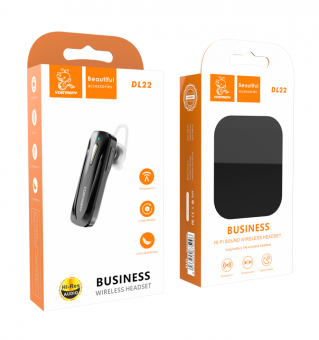 Bluetooth-гарнитура VDENMENV DL22 цвет: чёрный