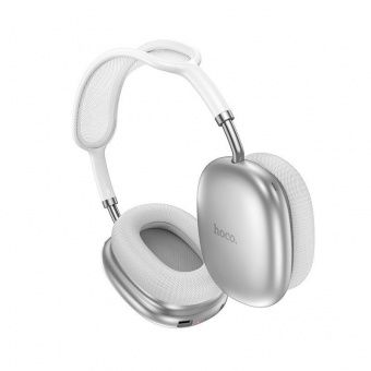 Беспроводные наушники Hoco W55 Plus с режимом ANC цвет: серебро
