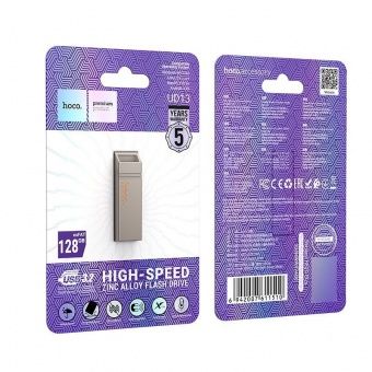 USB флэш-диск Hoco 128Gb UD13 USB 3.2 цвет: металлик
