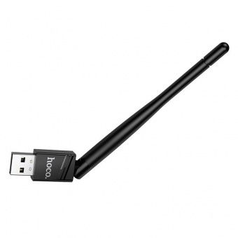 Адаптер Hoco HI37 WiFi4 USB цвет: черный                                    