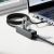 Адаптер Hoco HB1D  (USB to USB2.0*3+RJ45) цвет: металлик