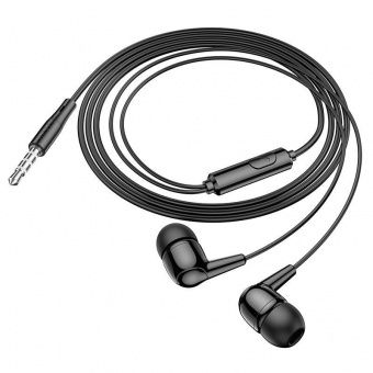 Наушники Hoco M97 с микрофоном (1.2 м), цвет: Чёрный
