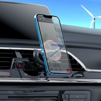 Автодержатель Hoco CA97 магнит в решетку цвет: Чёрный