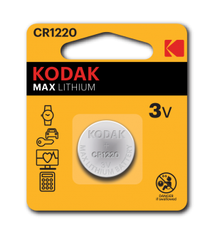 Литиевые батарейки Kodak Lithium CR1220/1BP