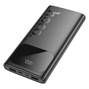 Внешний аккумулятор Hoco J144  15000mAh (ультратонкий,дисплей) цвет: Чёрный