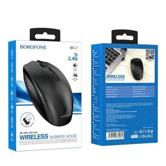 Мышь беспроводная Borofone BG7 цвет: Чёрный