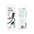 Дата-кабель Borofone BX123 IP (1м.,силиконовый) цвет: черный