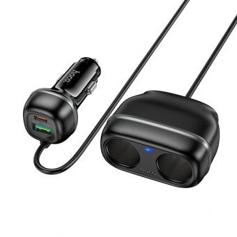 Автомобильное ЗУ Hoco Z59 (48W PD30W+QC3.0) цвет: Чёрный