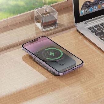 Внешний аккумулятор Hoco J117A  10000 mAh (PD20W,MagSafe) цвет: черный