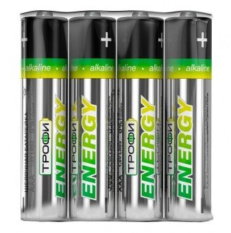Батарейки Трофи LR03-4S ENERGY AAА