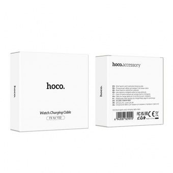 Зарядный кабель Hoco Y22 для смарт-часов цвет: Чёрный