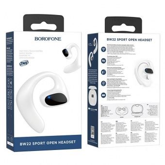 Беспроводные наушники Borofone BW22 TWS цвет: белый
