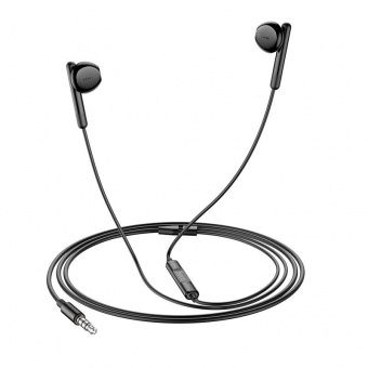 Наушники Hoco M93 с микрофоном (1.2 м), цвет: Чёрный
