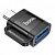 Адаптер Hoco UA31C  Type-C - USB 3.0 цвет: черный   