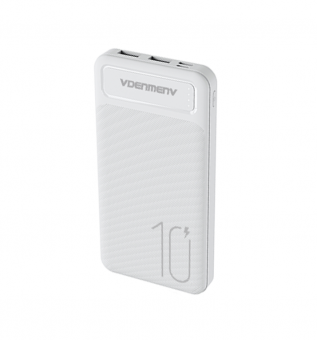 Внешний аккумулятор VDENMENV DP09 10000mAh цвет: белый