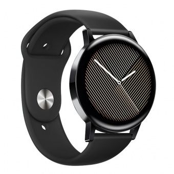 Ремешок для часов Hoco WH11 (силиконовый, классический 20mm) цвет: Чёрный