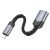 Адаптер Hoco UA24 IP-USB (мама) цвет: металлик