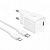 Сетевое зарядное устройство Hoco N64 (PD20W кабель Ligthing- Type-C) цвет: белый