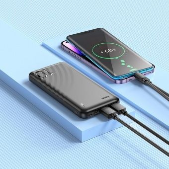 Внешний аккумулятор Hoco J123  10000mAh цвет: Чёрный