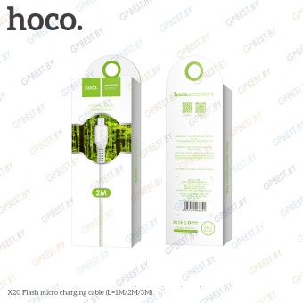 Дата-кабель Hoco X20 Flash MicroUSB (2.0 м)