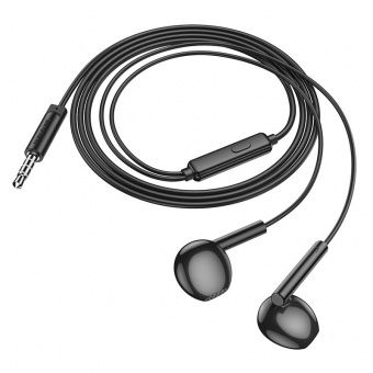 Наушники Borofone BM76 с микрофоном (1.2 м) цвет: Чёрный