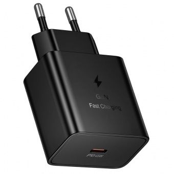 Сетевое зарядное устройство Hoco N77 (PD45W)  цвет: черный 