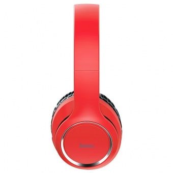 Беспроводные наушники Hoco W28 полноразмерные с микрофоном цвет: красный