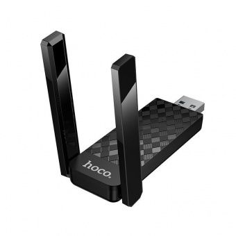 Адаптер Hoco HI34 WiFi6 USB цвет:Чёрный