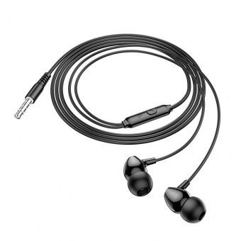 Наушники Hoco M94 с микрофоном (1.2 м), цвет: Чёрный