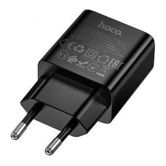 Сетевое зарядное устройство Hoco N76 (PD25W)  цвет: черный 