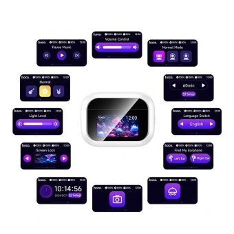 Беспроводные наушники Hoco EW79 TWS (Touch screen+ ANC) цвет: белый