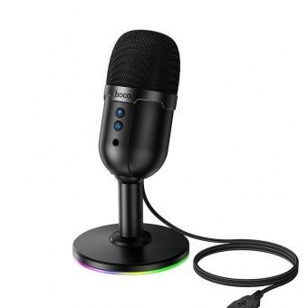 Микрофон настольный Hoco L25 USB цвет: черный