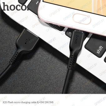 Дата-кабель Hoco X20 Flash MicroUSB (2.0 м)