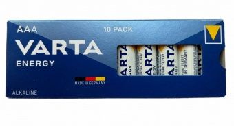 Батарейки алкалиновые VARTA Energy LR03/10ВOX АAA