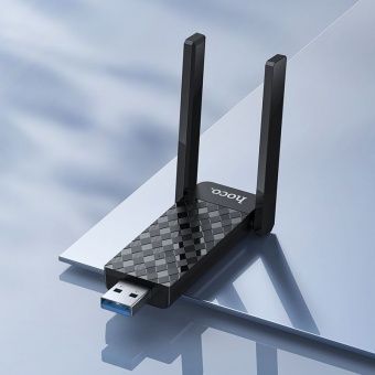 Адаптер Hoco HI34 WiFi6 USB цвет:Чёрный
