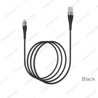 Дата-кабель BOROFONE BX32 Micro (1 м), цвет: Чёрный